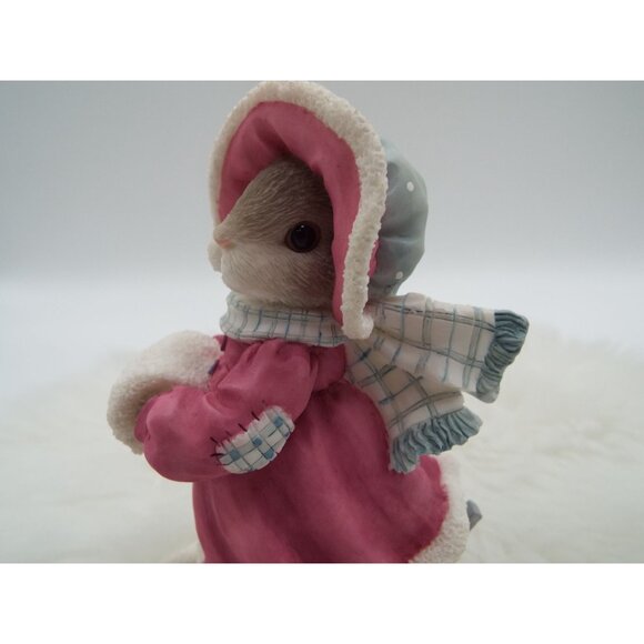 Vintage Enesco Priscilla Hillman My Blushing Bunnies Ceramic Porcelain Figurine - Picture 8 of 9